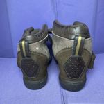 Skechers Brown High Top Laced Up Luxury Wedge Platform Faux Suede Sneakers 7M Photo 4