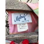 Vintage 80s Malouf Petite Bright Pastel Madras Plaid Dress with Pockets Size 8 Pink Size M Photo 1