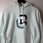 Urban Outfitters Champion Reverse Weave Hoodie Sweatshirt Medium M White Graphic Photo 11
