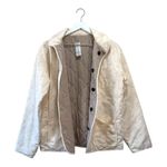 Carve Designs  Reversible Quilted Jacket Beige Floral Gray Puffer Coat Size Small Photo 8