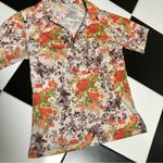 Vintage 70s 80s Unbranded Floral Short Sleeve T Photo 2