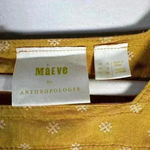 Maeve | Anthropologie Moana Linen Blend Button Back Belted Blouse Size 2 Gold Photo 9