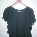 Jones Wear  4 Black Layered Dramatic Top Funeral Photo 2