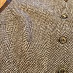 Vtg Wool Waistcoat Vest Herringbone Heritage Old Money Equestrian Brown Size M Size M Photo 1