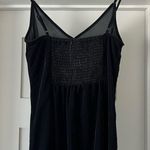 Black Velvet midi dress Photo 3