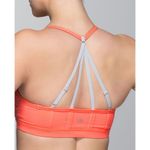 Lululemon  Breathe Easy Bra Size 8 Very Light Flare Silver Spoon Luxtreme EUC Photo 1