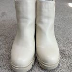 ShoeDazzle 9 Danilyn lug sole combat moto ankle boot 2442 Gold Photo 3