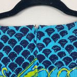 Lilly Pulitzer  Woman's 0 Blue and Green Koi Fish Stephanie Tank Sheath‎ Dress Photo 8