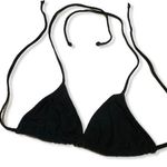 Designer Triangle Bikini Top Black Photo 0
