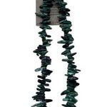 Ruby Zoisite Chip Necklace Sterling Silver Clasp Green Photo 0