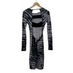 Rachel Roy ‎ Bodycon Ruching Long Sleeve Open Back Dress Size M NWT Photo 2