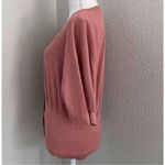 CAbi Kimono Brick Dust Knit Button Up Cardigan Sweater Size Medium Photo 3