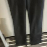 Elie Tahari  Noir Faux Leather Belted Pants Size 6 Photo 3