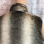 ZLC Collections Black Reversible Puffer Vest Faux Fur Large L Photo 6