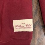 We Wore What NWT  Deep Red Crewneck Sweatshirt Photo 2