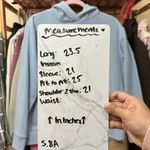 Dudley Stephens Hendrie Hoodie in Terry Fleece Size Medium Blue Photo 2