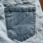 BP Patchwork Denim Shorts Women’s Size 28 High Rise Distressed Raw Hem Jean Photo 2