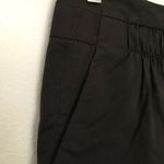 Banana Republic  Brown Stretch Short Pencil Skirt - Size 4 - Pleated - Pockets Photo 4