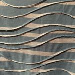 Vera Wang Simply Vera  Women's Striped Windy Jacquard Tee - Size M Photo 3