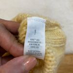 Aerie Happy Place Pale Yellow Oversized Cable Knit Sweater Wool Blend Size S/P. Photo 2