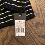 NWT Mossimo Black and White Sweater Long Sleeve Top Size XL Photo 3