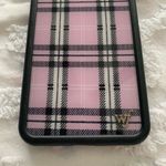 Wild Flower iPhone XS Max Purple Plaid Phone Case Photo 1