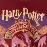 Harry Potter  burgundy graphic tee shirt woman’s size large Photo 2
