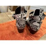 Liliana Snakeskin Cutout Buckle Boots Western Pointed Toe Size 10 Photo 1