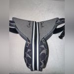 Coach Vintage Tawney Wedge Espadrilles Platform Y2K Sandals Monogram Blue Denim Photo 10