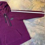 PINK - Victoria's Secret PINK Victoria’s Secret Sherpa Teddybear Pullover Hoodie Half Zip Large Photo 6