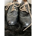 Fossil  high heeled lace up Oxford shoe 8.5 dark academia Harry Potter Photo 3