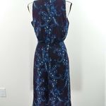 CAbi #3461Plum Paisley Chiffon Treasure Midi Dress Photo 4