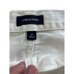 J.Crew Jeans White Denim Jean Raw Hem Cotton Mini Skirt Size 29 Photo 7