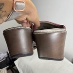 Dansko LEATHER MULE CLOGS WINE EMBOSSED SZ 39 Photo 13