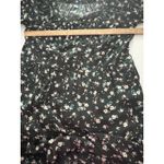 Old Navy  Maxi Dress Size L Green Floral Tiered Prairie Forest Whimsigoth Modest Photo 10