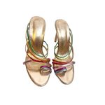 Raye  metallic rainbow heeled sandals Sz 7 Photo 1