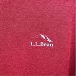 L.L.Bean Full Zip Fleece Jacket Outdoor Hiking Activewear Red Size Small Red Size M Photo 2