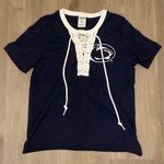 PINK - Victoria's Secret NWT PINK | Penn State Short Sleeve Shirt Photo 0