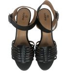 Susina Black Terra Wedge Sandal Photo 8