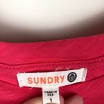 Sundry Staycation Hibiscus Short Sleeve Tee Shirt Photo 2
