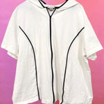 Vintage 1990s Castriano Essentials White Black Zip Photo 0