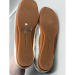 Nine West  Metallic Silver Ballet Flats Women Size 6M Slip On Shoes Leather Photo 4