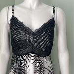 Soma  Lace Sleep Chemise Palm silhouette ivory nightgown small Photo 3