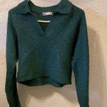 Sonoma Goods For Life Green Cropped Sweater Photo 0