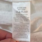 Everlane White Eyelet Embroidered Smocked Sleeveless Cotton Sundress Size Medium Photo 11