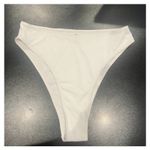 SheIn NWT XL Womens Bikini Two Piece Bathing Suit Green Blue Top White Cheeky Bottom Photo 5