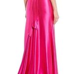 Dillard's  Pink Sparkly Corset Prom Dress Photo 0