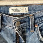 Abercrombie & Fitch  The Ankle Straight Ultra High Rise Distressed Jeans Size 26 Photo 3