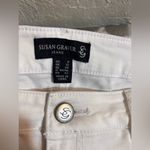 Susan Graver  White Boot Cut Jeans Classic Style Photo 1