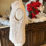 Free Country Puffer Vest Tan Reversible Frosted Sherpa Zip Ski Jacket Womens S  Photo 5